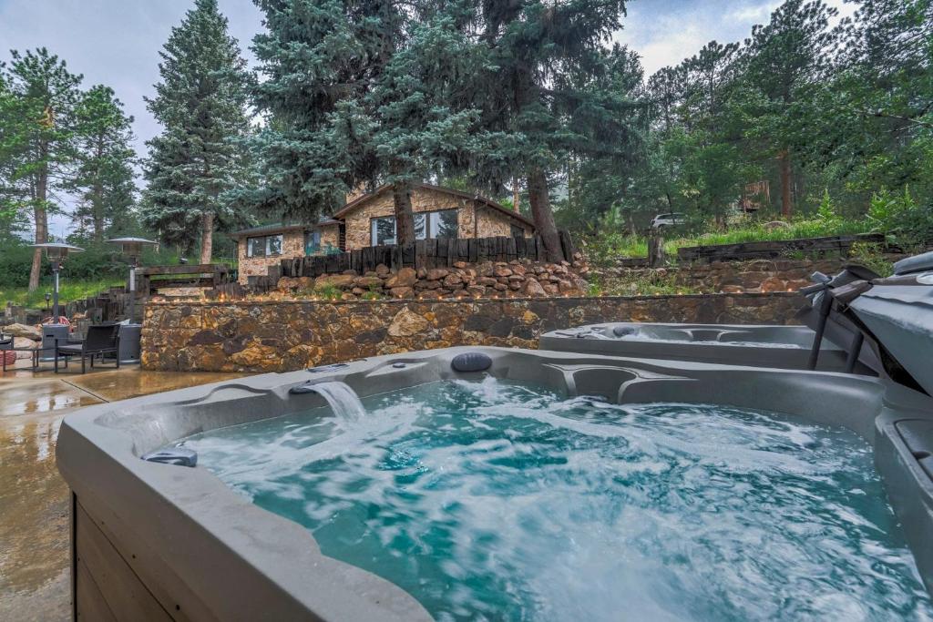 a hot tub in front of a house at 4925 Pike Unit2 in Cascade-Chipita Park
