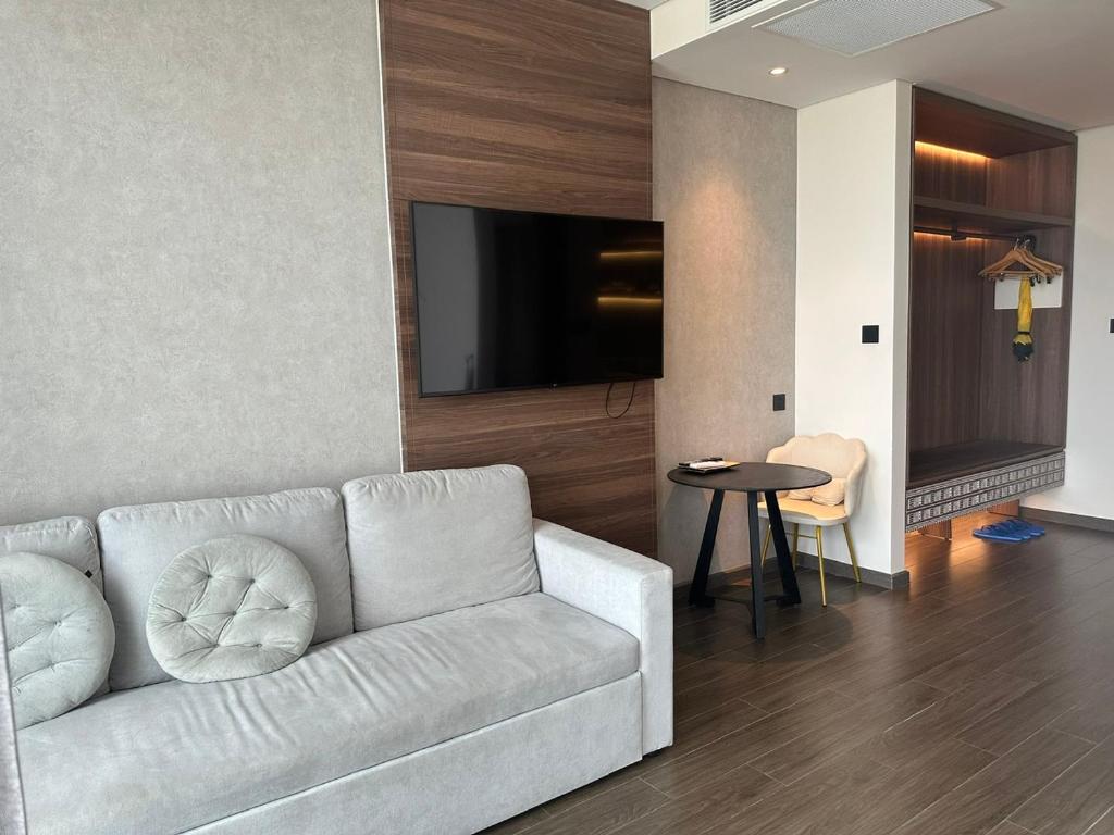 Χώρος καθιστικού στο Tes Haus Phu Yen