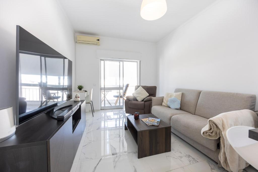 Χώρος καθιστικού στο Nordic Breeze