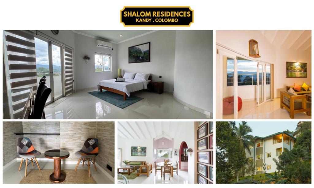 キャンディにあるShalom Residence Kandyのベッドルームとリビングルームの写真集