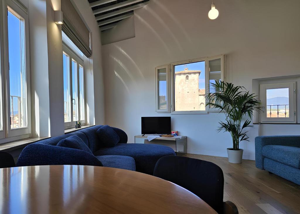 Μια τηλεόραση ή/και κέντρο ψυχαγωγίας στο Santo Stefano - Vista su Castello Medievale