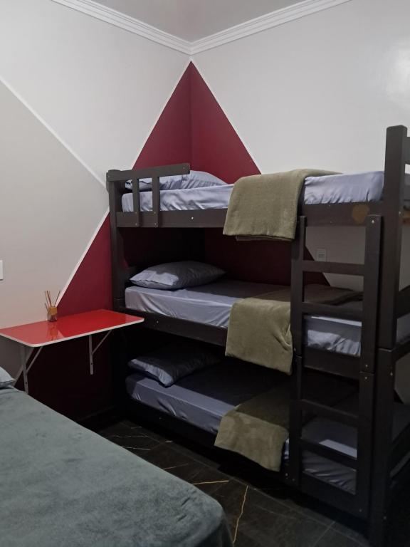 Postel nebo postele na pokoji v ubytování Quarto 2 aeroporto