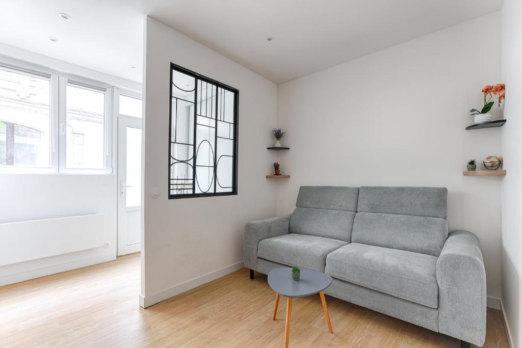 Et opholdsområde på Cosy Studio Cité Pilleux