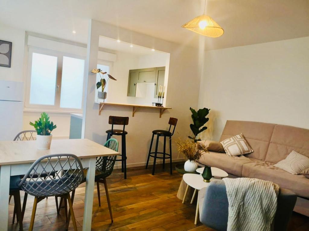 Posezení v ubytování Sambre & Nature