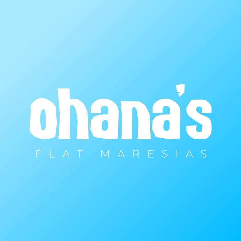 an image of the oms logo on a blue background at Ohana's Flat Maresias in São Sebastião