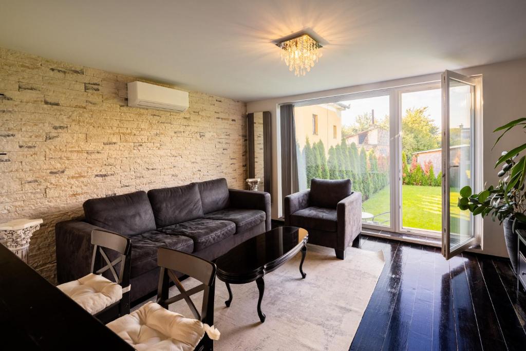 Χώρος καθιστικού στο House with Garden Elisa