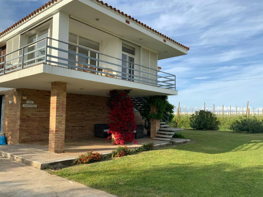 Zahrada ubytování Casa de Vacaciones: A/A, WiFi, Barbacoa, Gran Jardín, Parking, Deporte - Sant Pere Pescador - ES-89-140