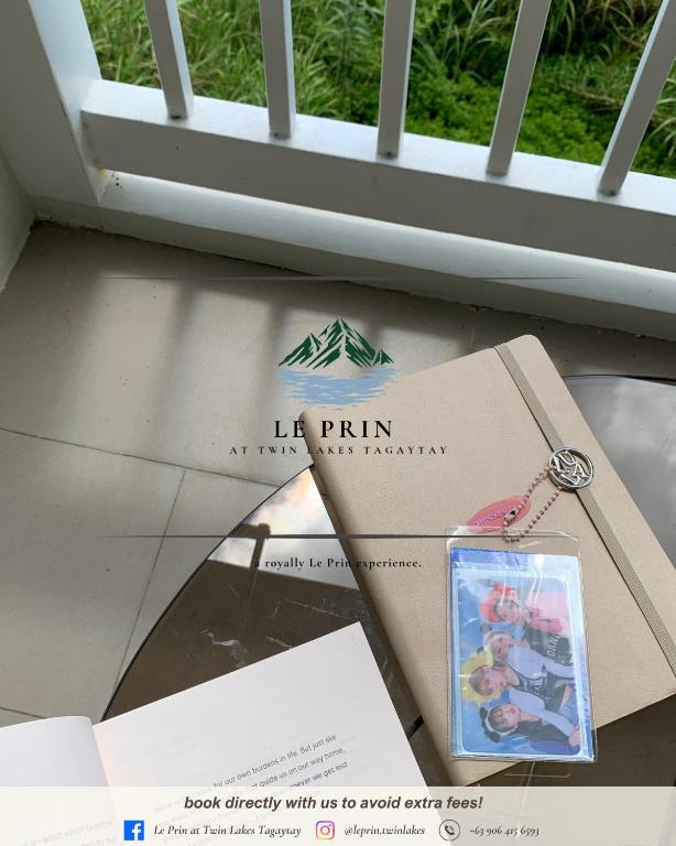 Et logo, certifikat, skilt eller en pris der bliver vist frem på Twin Lakes Tagaytay - Le Prin