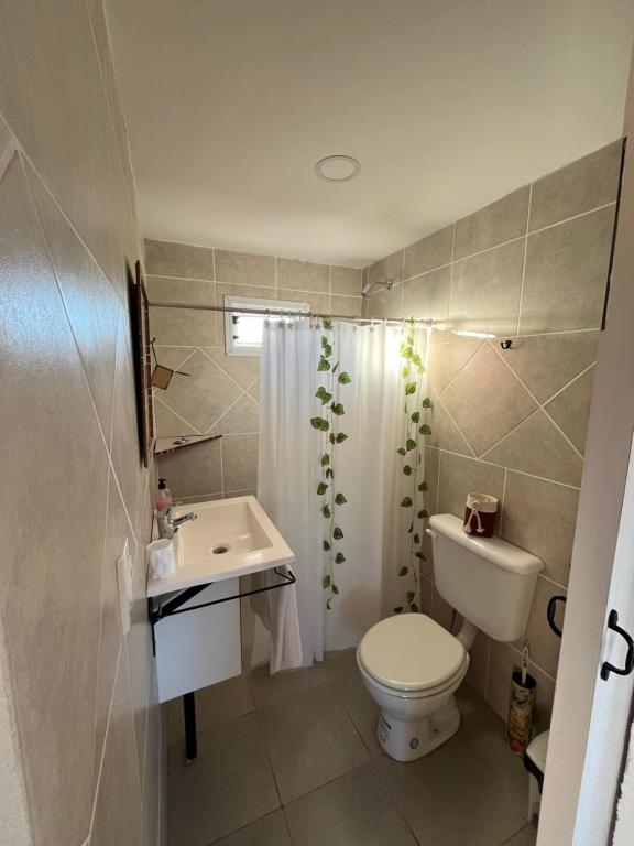 Ένα μπάνιο στο Terraza de Amancay