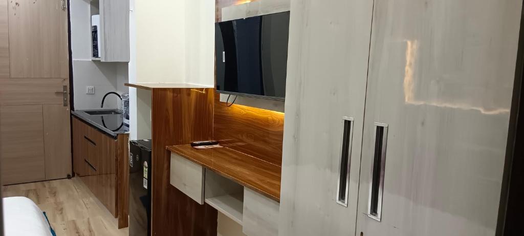 Køkken eller tekøkken på Orchid suites