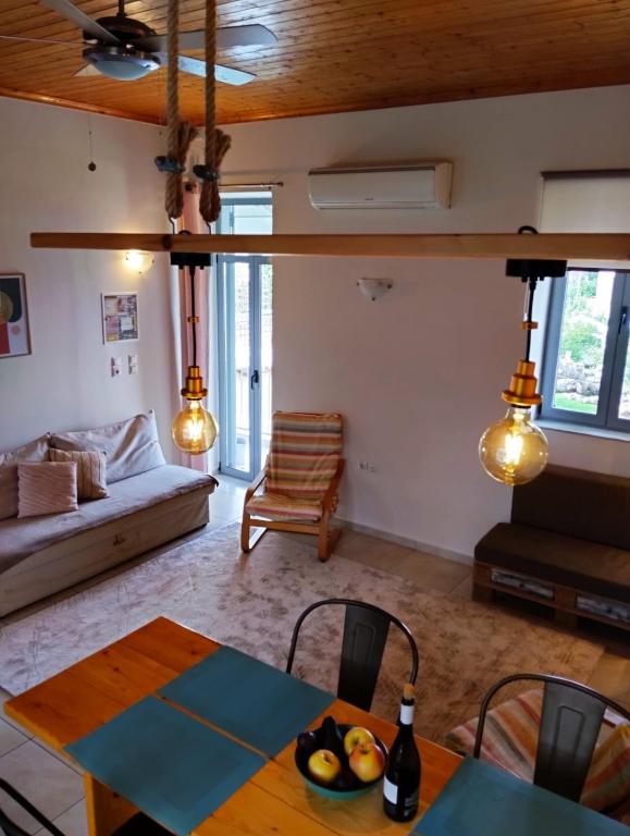 Posezení v ubytování Detached house in Patras