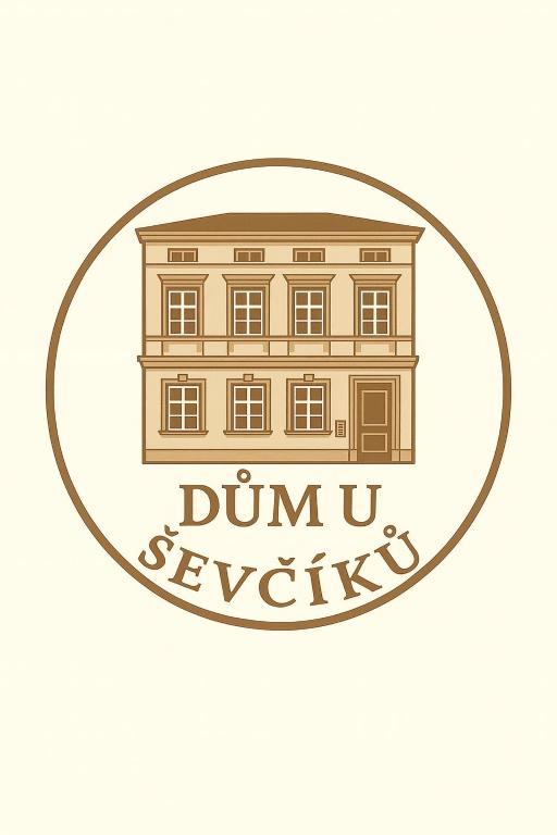 a drawing of a storey house with the label dum uevigation at Dům u Ševčíků in Volyně