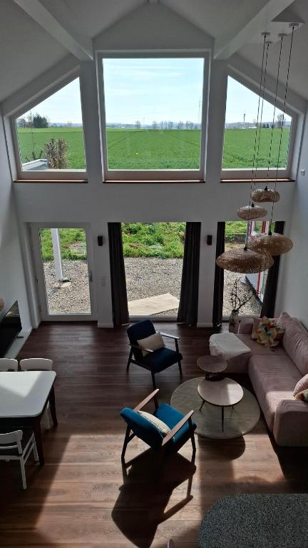 Posezení v ubytování Finkennest am Desenberg