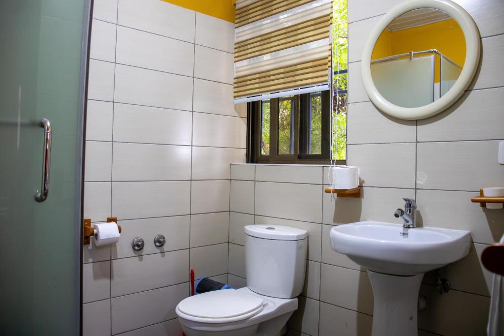 Ένα μπάνιο στο Casa Di Lux