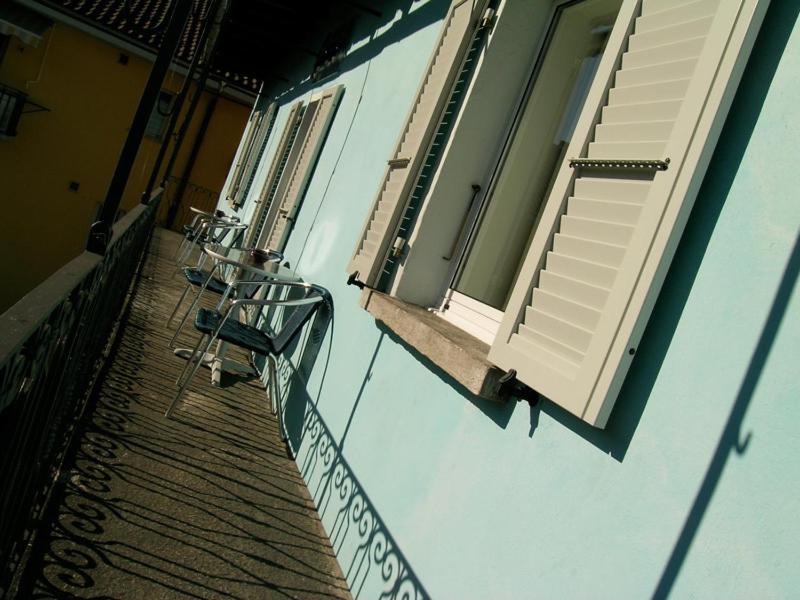 Balkón nebo terasa v ubytování Garni Rosa Delle Alpi