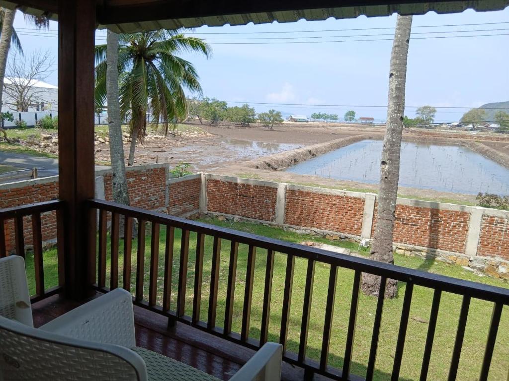 Výhled na řeku, která protéká v blízkosti ubytování v soukromí