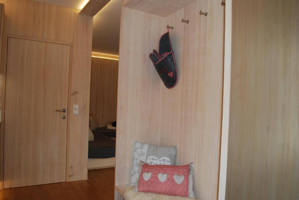 Postel nebo postele na pokoji v ubytování Ferienwohnung Rheintal