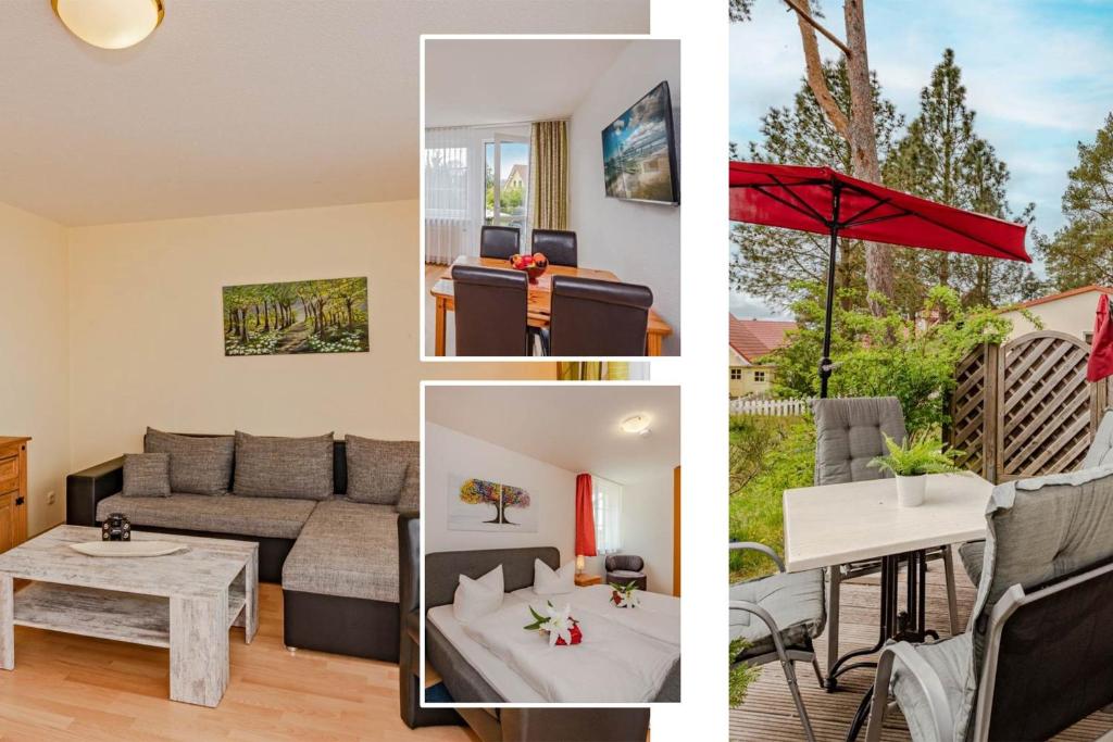 Posezení v ubytování Waldsiedlung Waldhaus App 4.1