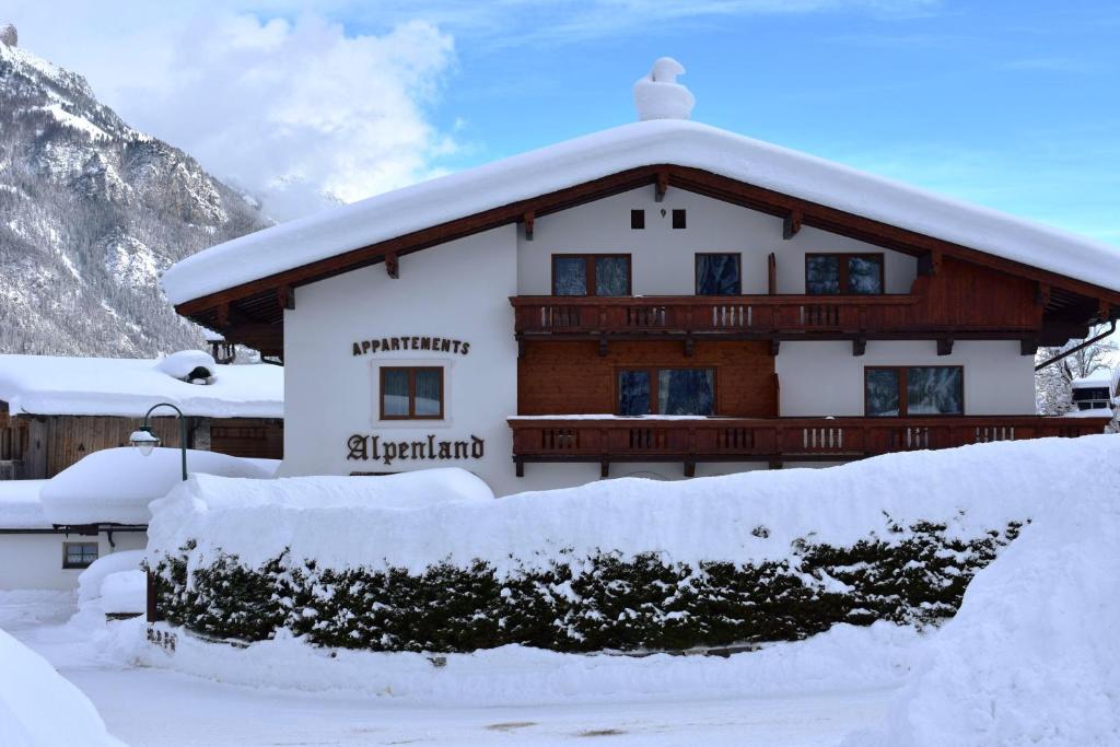 Το Appartements Alpenland Pertisau τον χειμώνα