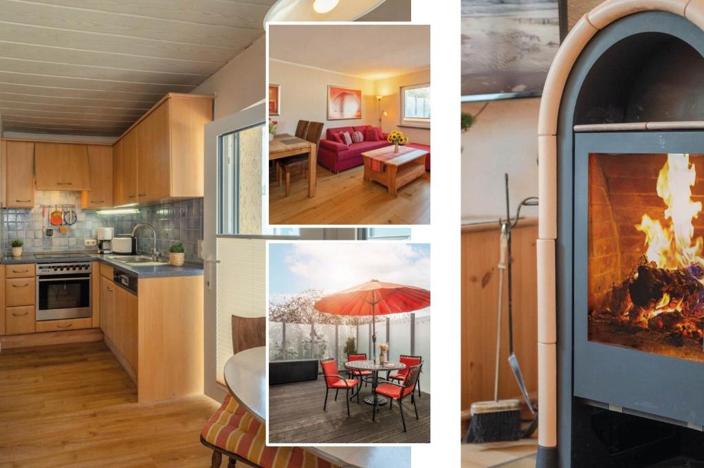 Køkken eller tekøkken på Ferienhaus Janina Ferienhaus Janina