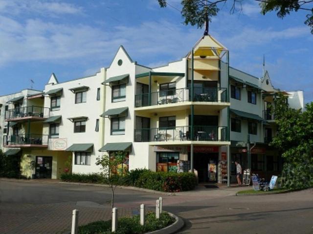 Budova, kde se aparthotel nachází
