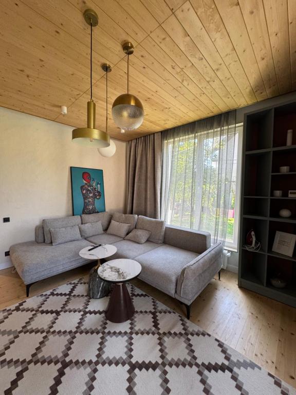 Posezení v ubytování Girske Povitria Apartments