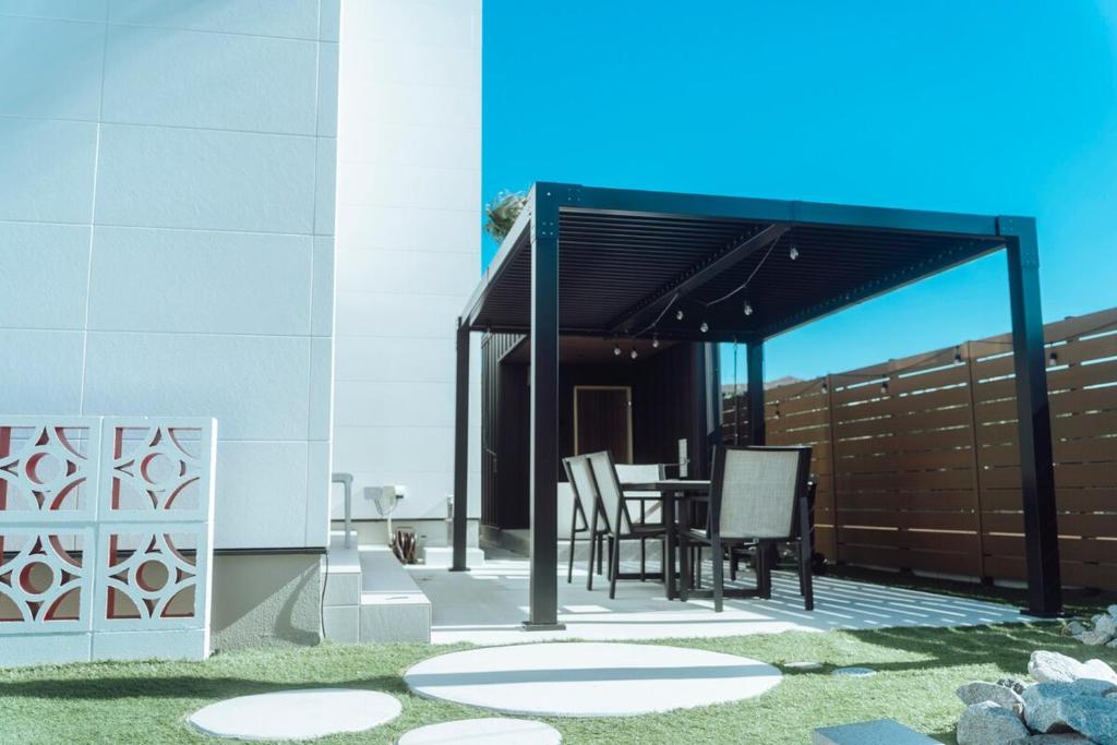 Patio nebo venkovní prostory v ubytování Lohas Resort 芥屋B