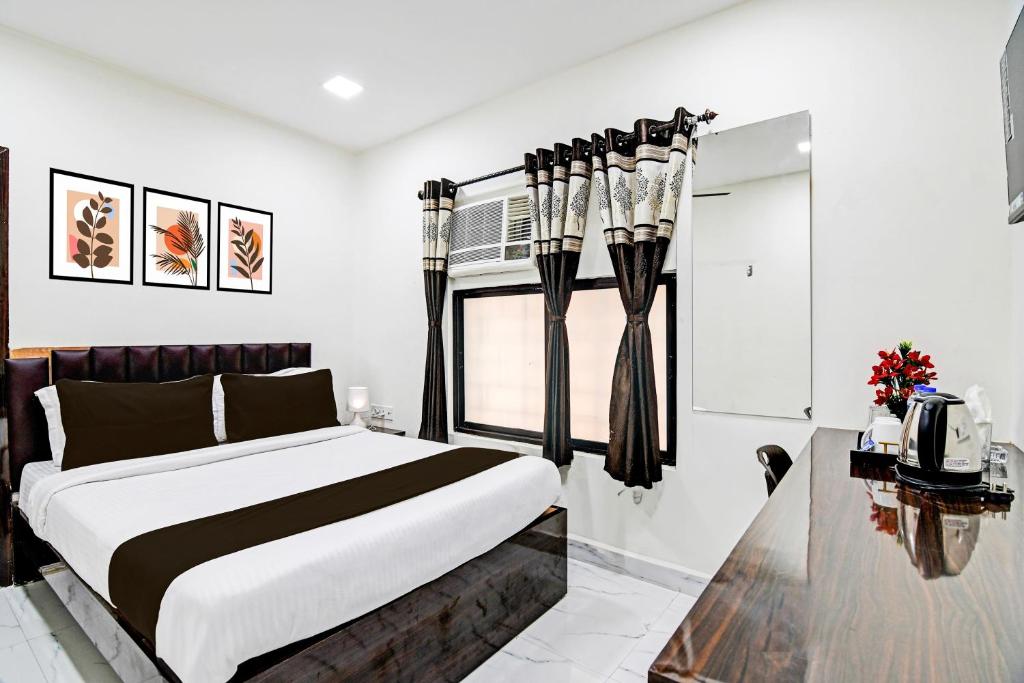 Postel nebo postele na pokoji v ubytování Super Hotel O Park Platinum