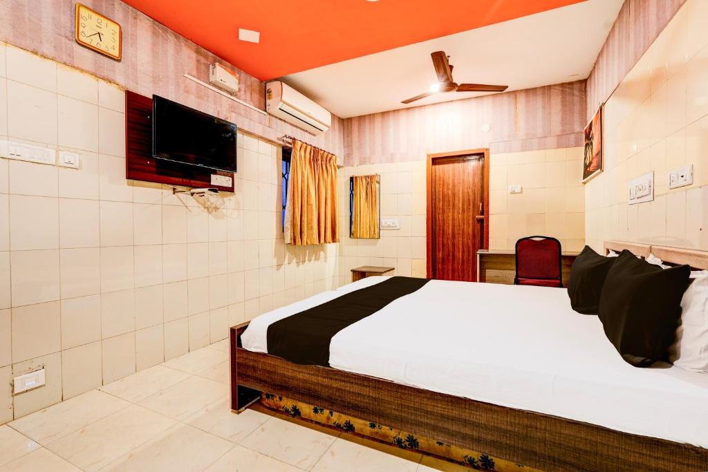 Μια τηλεόραση ή/και κέντρο ψυχαγωγίας στο Hotel O MIZPAH INN