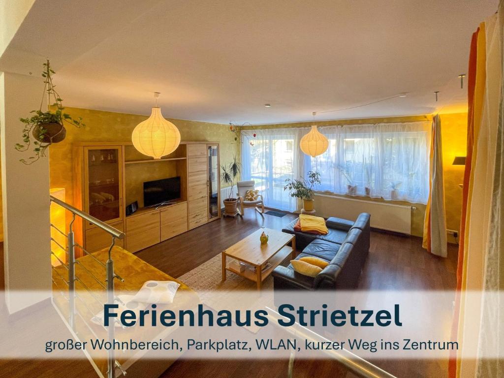 Χώρος καθιστικού στο Dresden, Ferienhaus Strietzel