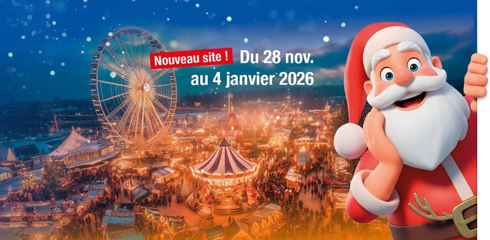 a picture of an amusement park with a santa claus at Les pieds dans l eau au Lydia Playa in Le Barcarès