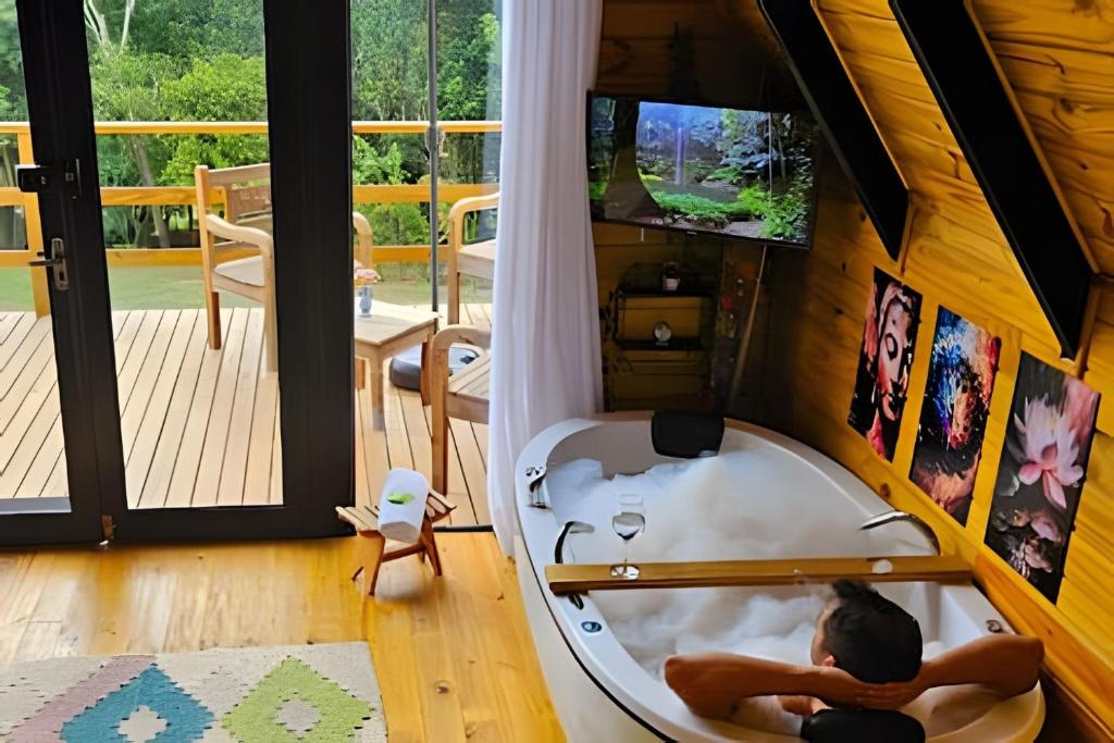 Fotografie z fotogalerie ubytování Cabana Rota do Vinho v destinaci São Roque