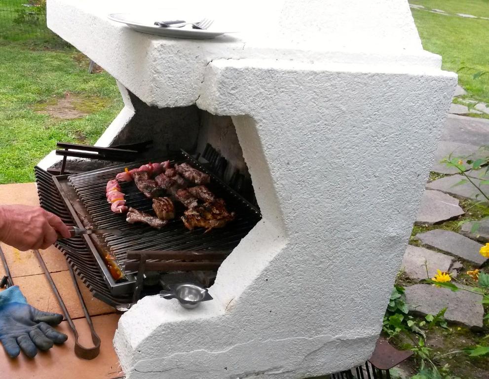 Gril pre hostí v dovolenkovom dome