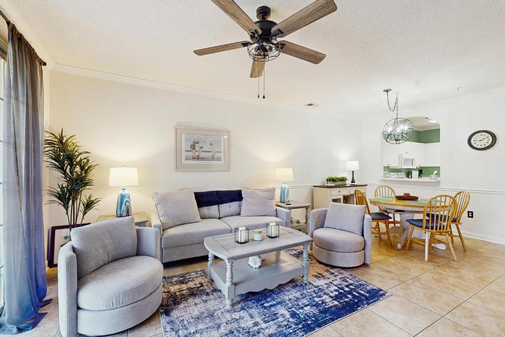 Posezení v ubytování River Crossing 124