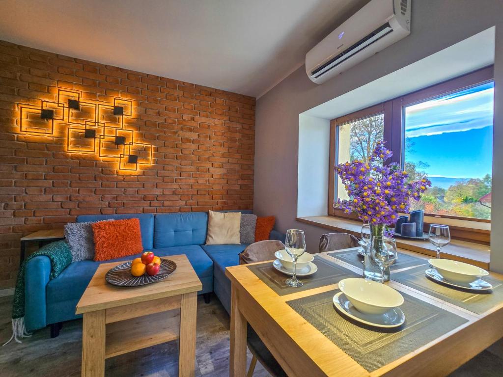 Posezení v ubytování Apartament Komarno IV