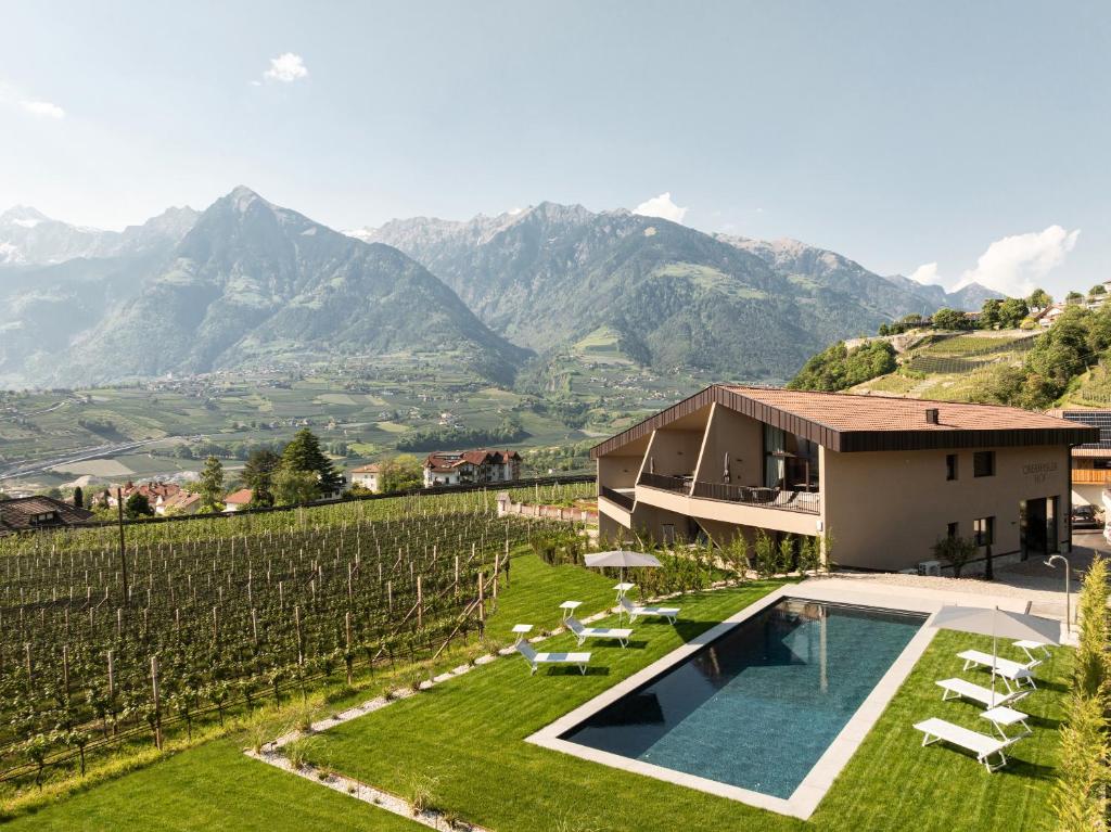 Nespecifikovaný výhled na hory nebo výhled na hory při pohledu z apartmánu