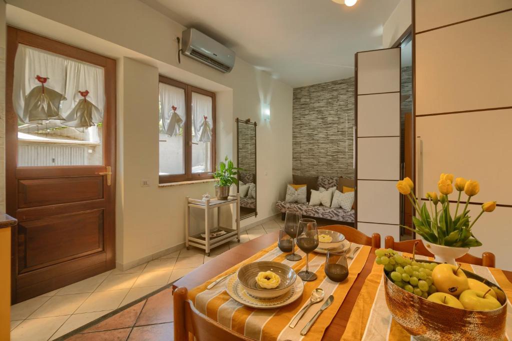 Comida en la casa vacacional o alrededores