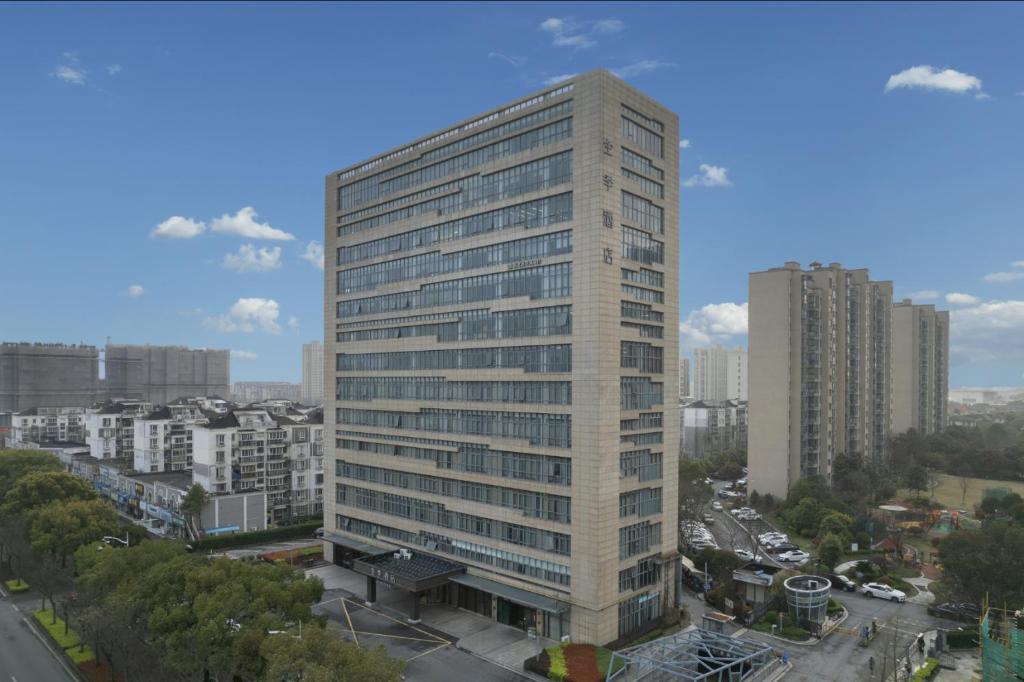 Γενική άποψη της πόλης Σαγκάη ή θέα της πόλης από  αυτό το ξενοδοχείο