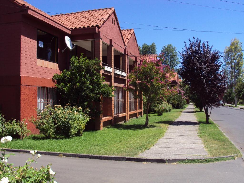 Budova, kde se aparthotel nachází