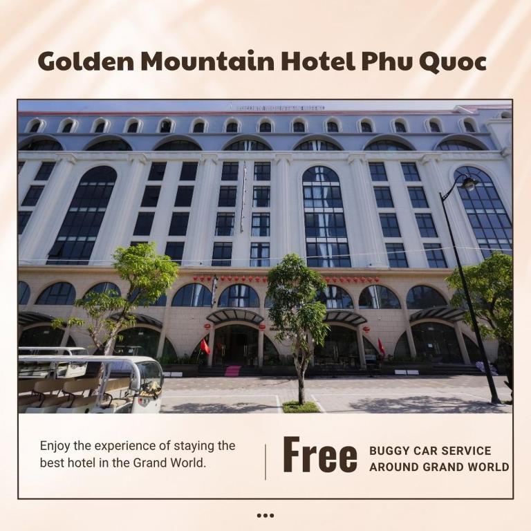 a picture of a building with the golden mountain hotel phug at Golden Mountain Hotel Phu Quoc in Phú Quốc