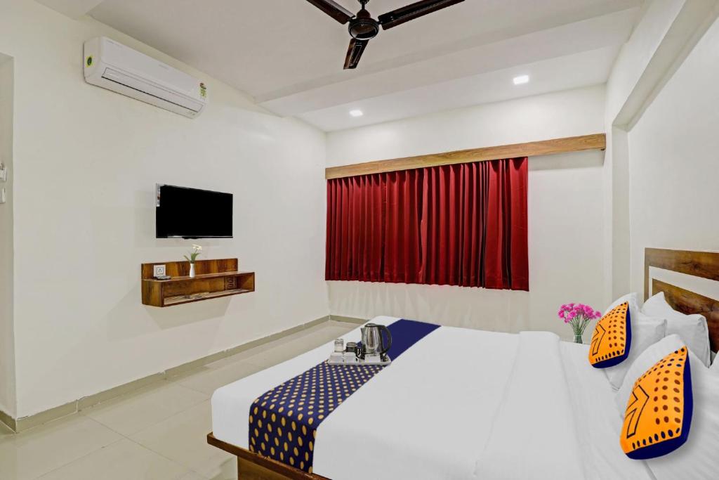 Μια τηλεόραση ή/και κέντρο ψυχαγωγίας στο Hotel O Star