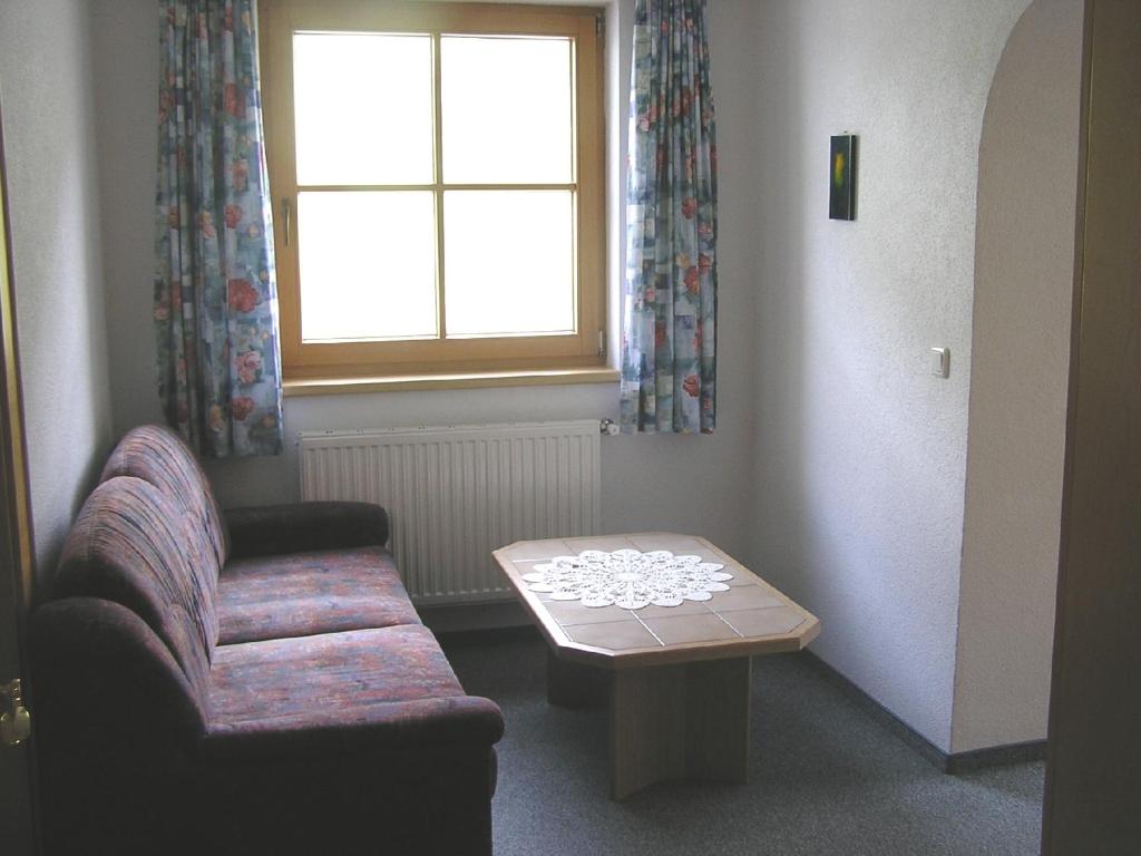 Posezení v ubytování Haus Pinzger