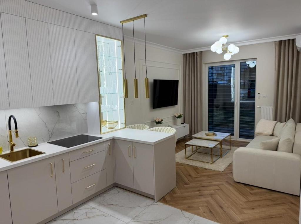 Køkken eller tekøkken på Apartament Villa Piano