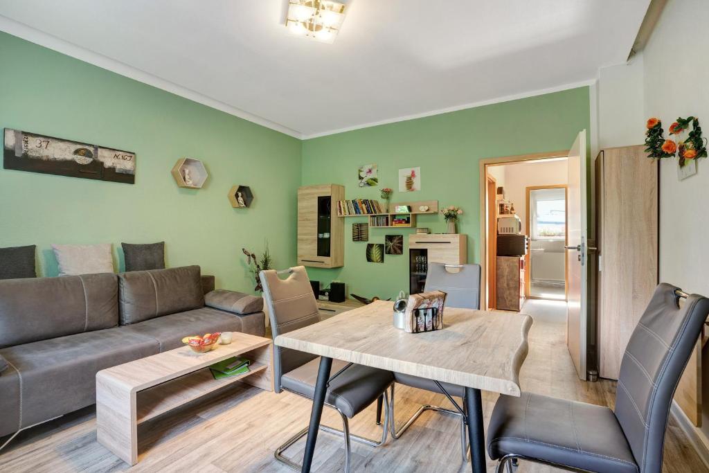 Posezení v ubytování Ferienwohnung Classic