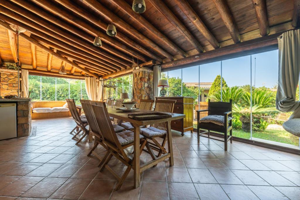 Posezení v ubytování Villa Adelida Villasimius