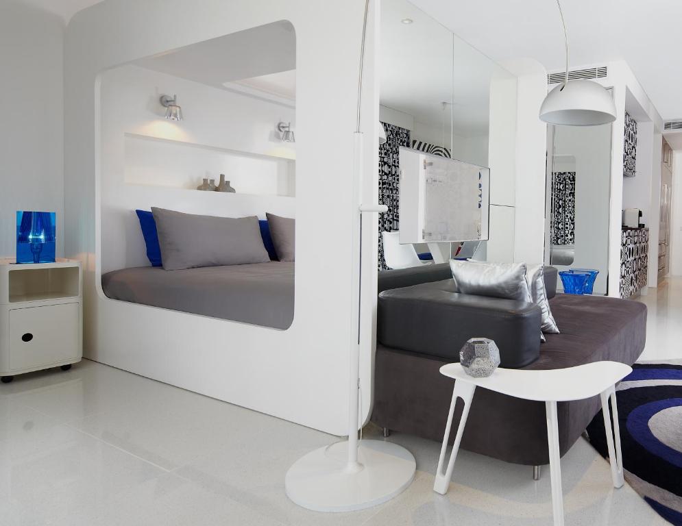 Posezení v ubytování Chill Hotel Seminyak
