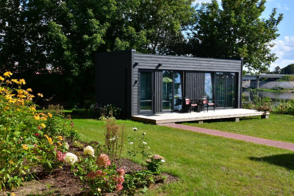 Zahrada ubytování Central Riverside Apartments