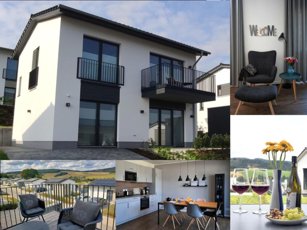 DiemelseeにあるFerienhaus Christaの家の写真のコラージュ