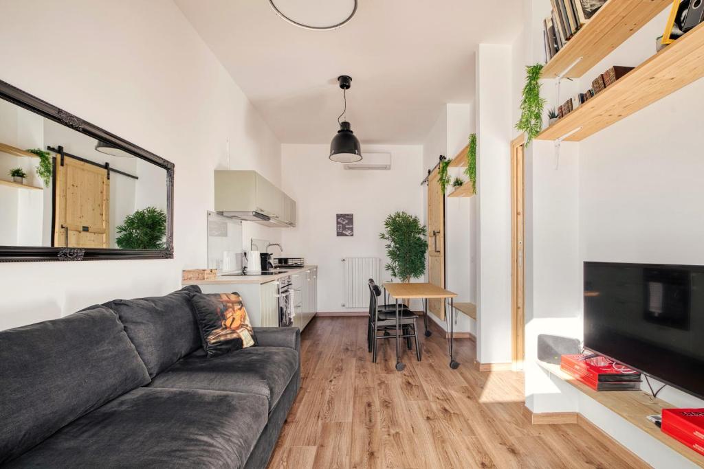 Kuchyň nebo kuchyňský kout v ubytování Peaceful Loft - Rho Fieramilano