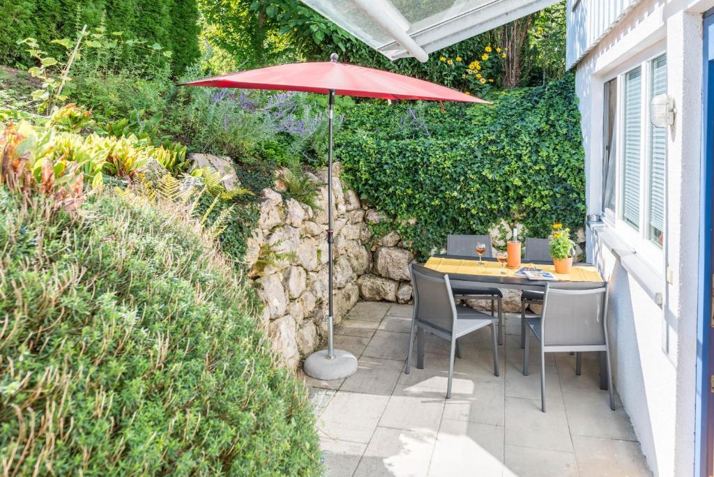 Сад в Ferienwohnung Grünspecht